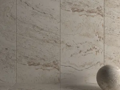 Stone Wall Tiles Antico Ivory 120x270 Set 2 Texture