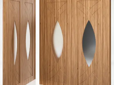Interior doors 3d model collection 10 pieces 3D Model Pack