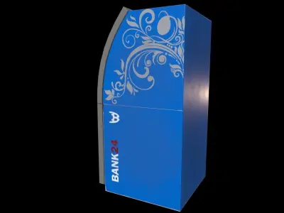 ATM Bank 24 Low-poly 3D model