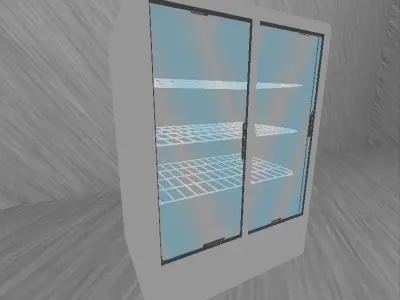 Fridge Low-poly 3D model