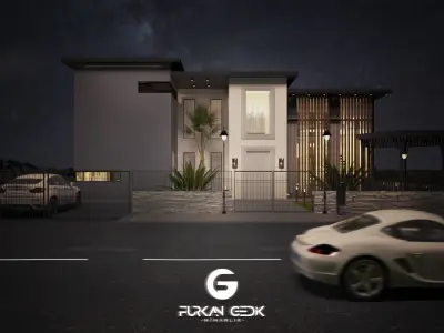 Villa Montagne - Modern House 3D model