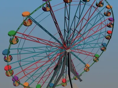 Ferris Wheel 3D model