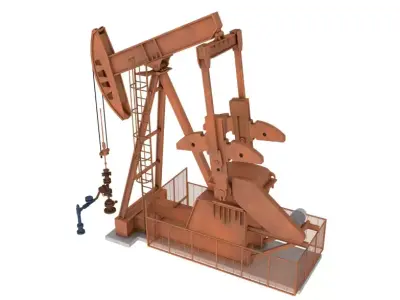 Oil Pump Jack 3D model