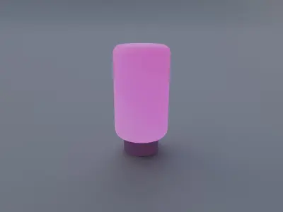 Awesome Table Lamp Pack RGB Led Lamps Free low-poly 3D model