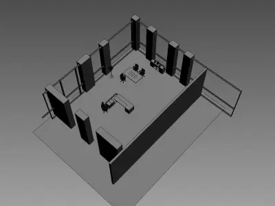 office interior md1299 b03 3D model