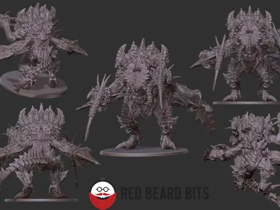 Xenoteras Destroyers 3D print model