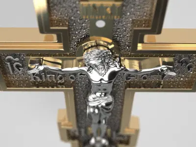 Cross of the Blessed Savior 3D print model