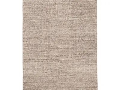 TALAL WOOL RUG brown 3D model