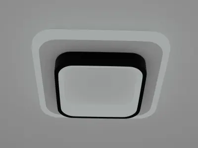 LED chandelier for room and corridor lighting 2 3D model