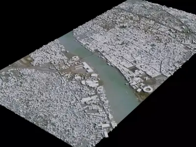 Kolkata - India 3D model