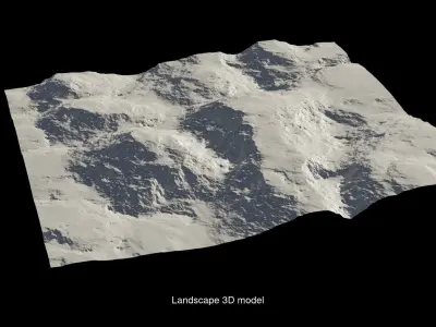  Landscape 3D models 3D Model Pack