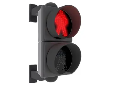 Traffic Light 04 3D model