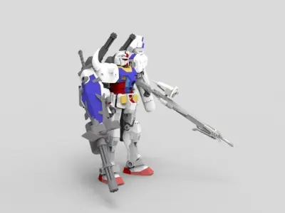 Gundam RX-78 EX-S Hyper 3D model