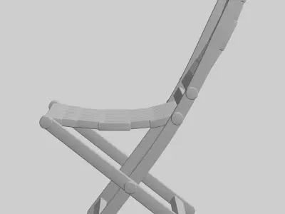 Wooden Chair - 1 of 7 3D model