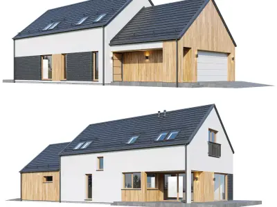 Modern house Winczura 3D model