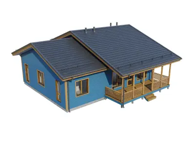 Alpine house Gusto 3D model
