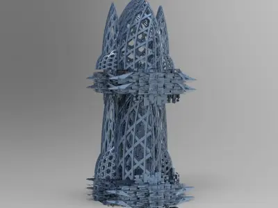 Covenant Docking Tower  3D model