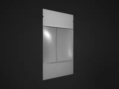 Window Pouch Packaging 3D model