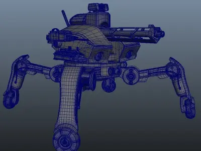 Gun Fight 3D model