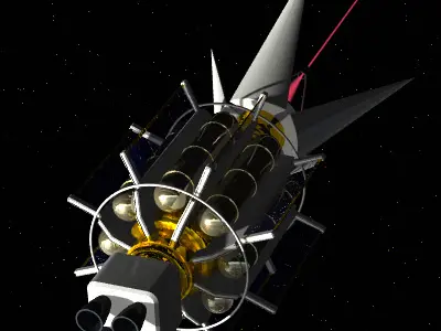 Laser Spacecraft 3D model