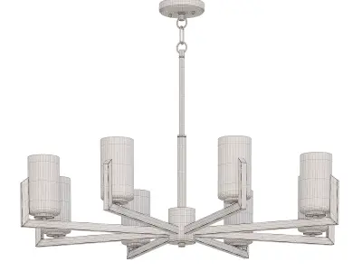 Dart Light Chandelier 3D model