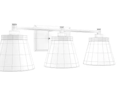 Hinton P300350 Bath Vanity Wall Light 3D model