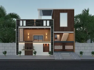 3d exterior rendering design 3D model