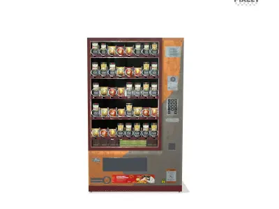 Vending Machine Low-poly 3D model