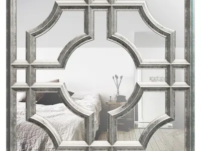 Elmwood Accent Mirror BL21605 3D model