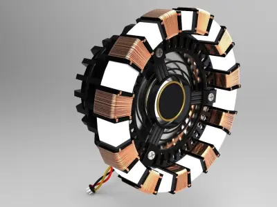 Iron Man Arc Reactor Mark I Free 3D model