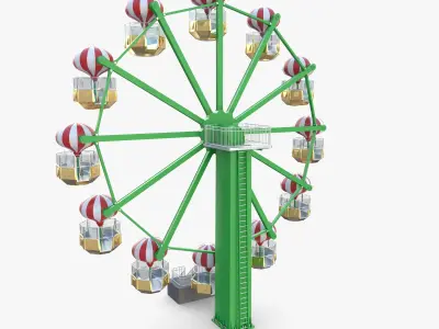 Ferris wheel v1 3D model