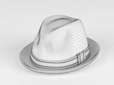 Hat 1 fedora 3D model