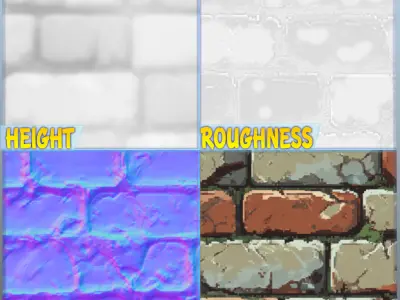 Stylized Wall Seamless Texture Texture 97