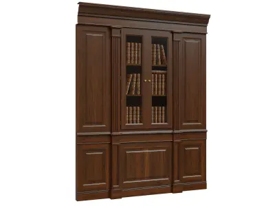 Built-in bookcase  900 3D model