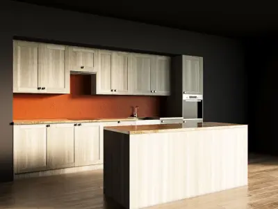 10-Kitchen10 texture 1 3D model