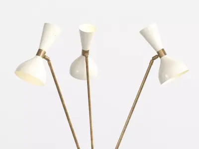 Tripod Floor Lamp Free 3D model