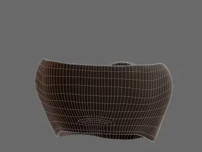 Gas mask helmet 3d model scifi Low-poly  Low-poly 3D model 276
