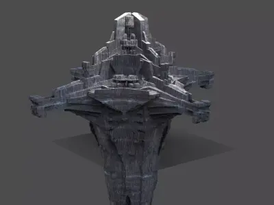Sargons Tower Arch Tall 3D model