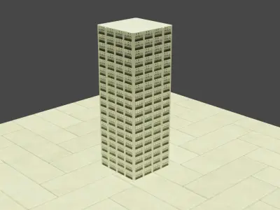 Building tall 3D model