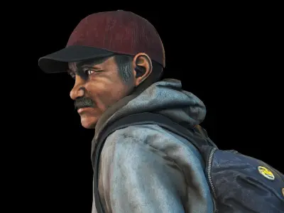 Free Scavenger Free low-poly 3D model