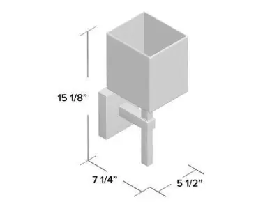  Chevalier Light  Armed Sconce - 3 Colour 3D model