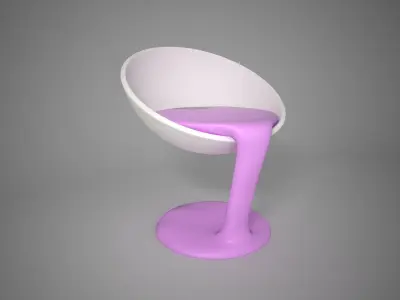 10 MELTHING CHAIR  3D model