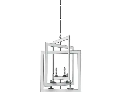 Chandelier MIDDLETON SMALL by Currey  Company 3D model