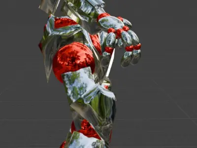 Mesh of M-13 Milirary Robots FBX Files  Low-poly 3D model