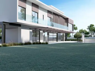 Modern Building 2 3D model purchase