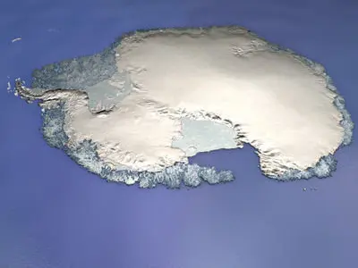 south pole 3D model