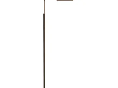 ADJUSTABLE FLOOR LAMP IN BRONZE 3D model