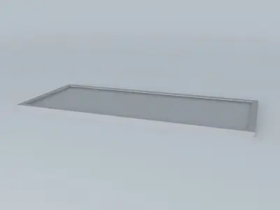 Door glass and aluminum door window and alumin Free 3D model