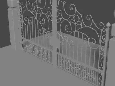 Gateway Exterior Gate 3D print model
