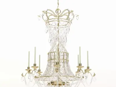 Classic Chandelier 3 3D model